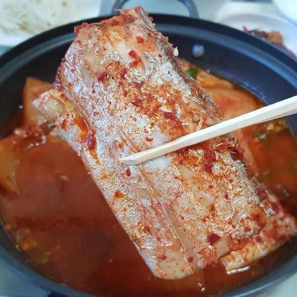 Lezzetli Asya yemeklerinin yakın görüntüsü