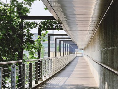 Barselona 'daki köprünün manzarası