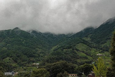 Sisteki dağların manzarası
