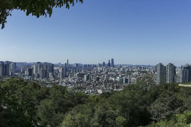 Barselona şehrinin manzarası