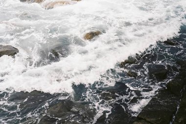 Deniz kıyısının güzel manzarası