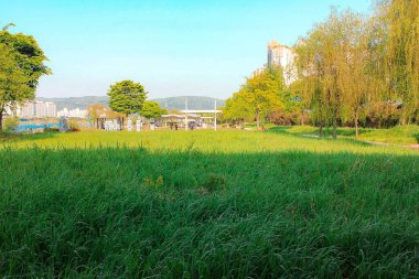 Barselona şehrinin manzarası