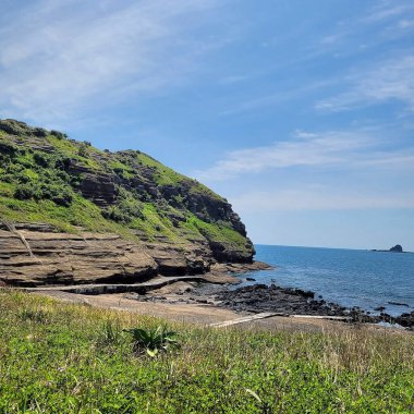 Sahilden okyanus manzarası