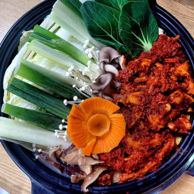 Kızarmış domuz eti fotoğrafı.