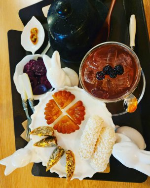 Lezzetli yemekler, seçici odaklanma.