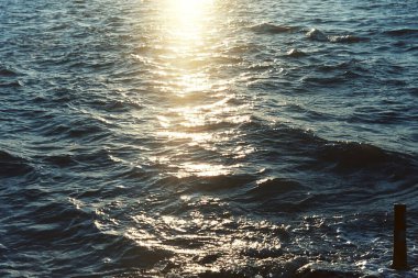 Sahildeki deniz dalgaları