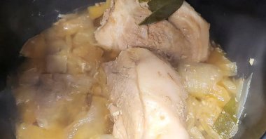 Lezzetli Asya yemeklerinin yakın görüntüsü