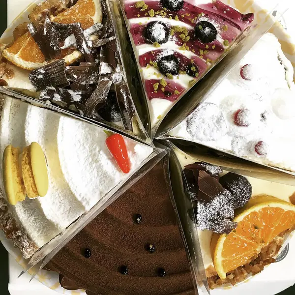 Lezzetli yiyeceklerin yakın görüntüsü