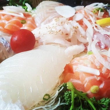 taze balık ve sebze