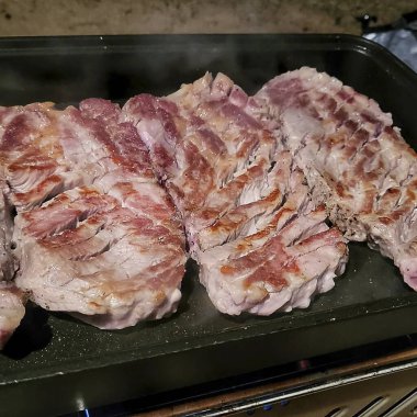 domuz eti, ızgara et, domuz eti, domuz kaburgası, domuz eti.