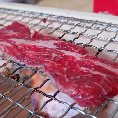 Lezzetli bir Asya yemeği yakın çekim