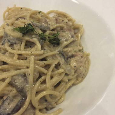 Deniz ürünleri ile İtalyan makarna