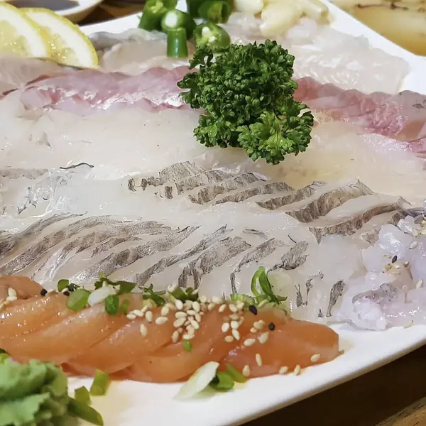 Lezzetli Asya mutfağının yakın görüntüsü