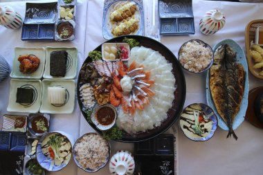 Lezzetli yemekler, seçici odaklanma.