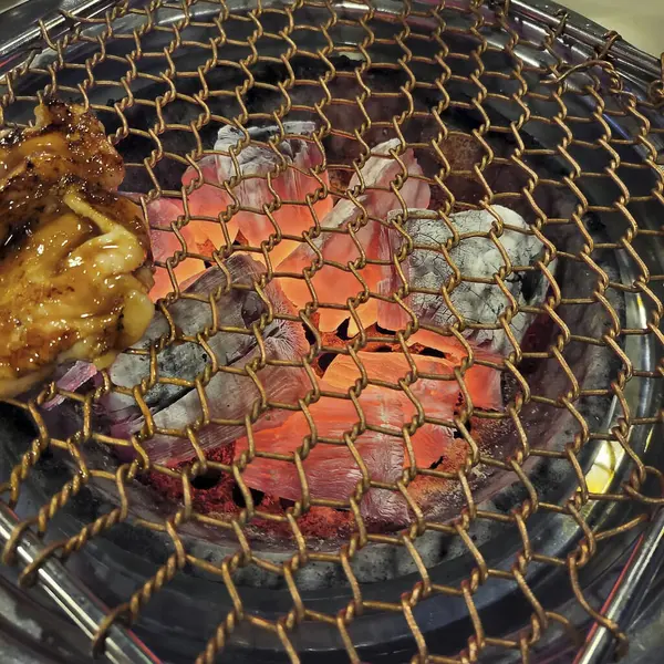 Lezzetli Asya yemeklerinin yakın görüntüsü