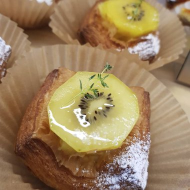 Lezzetli yiyeceklerin yakın görüntüsü