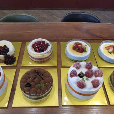 Lezzetli keklerin yakın çekimi.