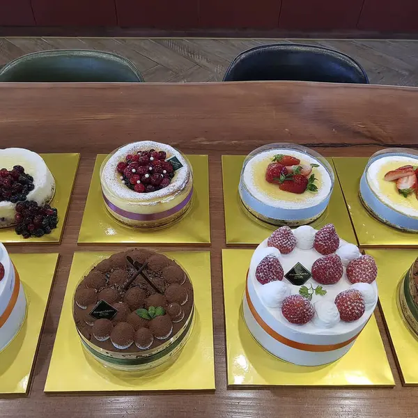 Lezzetli keklerin yakın çekimi.