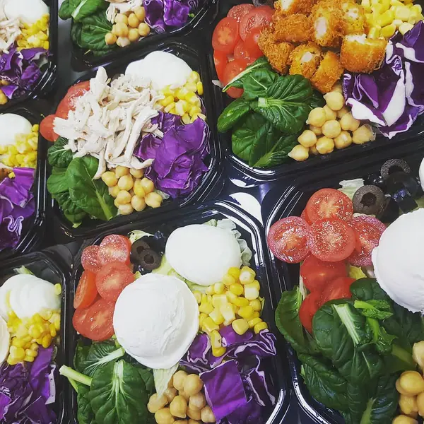 Sebze ve sebzeli taze salata.