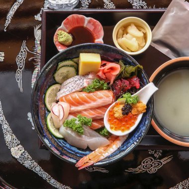 taze somon balığı seti