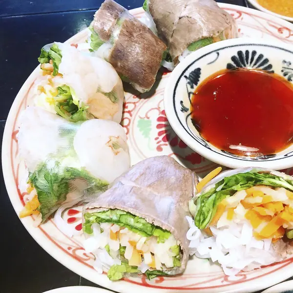 Lezzetli yiyeceklerin yakın görüntüsü