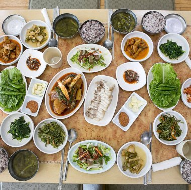 Kore yemekleri ve Kore yemekleri.