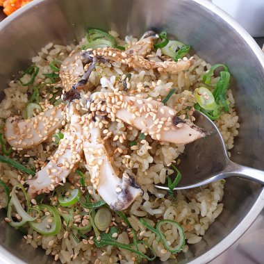 Sebzeli ve otlu pilav.