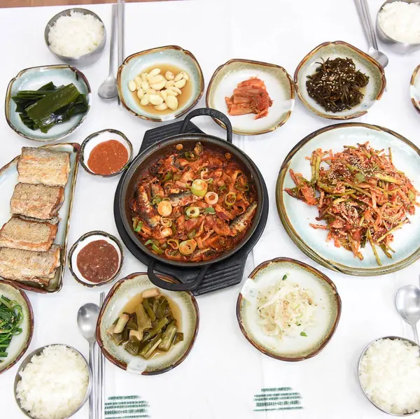 Geleneksel Kore yemekleri, yakın görüş