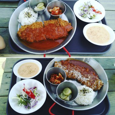 Kızarmış domuz eti fotoğrafı.