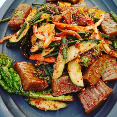 Kore geleneksel yemekleri kimchi