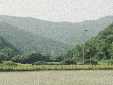 Doğa ve şehir manzarası 