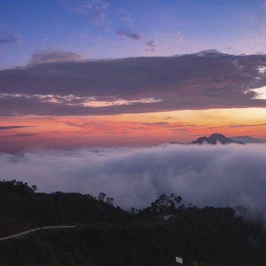 Doğa ve şehir manzarası 