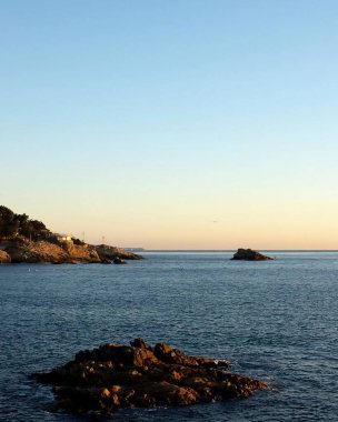 Güzel liman manzarası