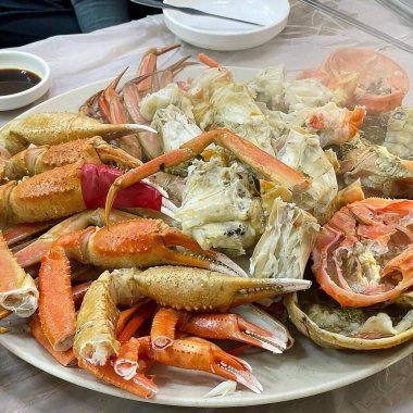 Deniz ürünleri, deniz ürünleri ve deniz ürünleri.