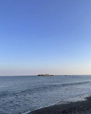 Deniz manzarası çok güzel. Doğa