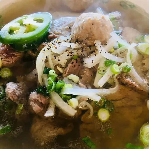 Lezzetli Asya mutfağının yakın görüntüsü