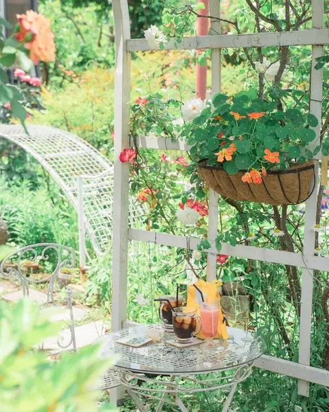 Bahçedeki güzel çiçekler