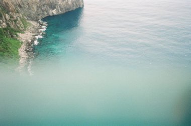 Güzel deniz manzarası. doğa arkaplanı