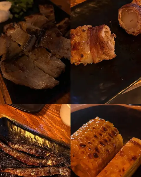 Sebze ve baharatlı ızgara pirzola.