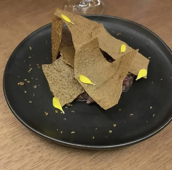 Lezzetli bir yemeğin yakın çekimi.