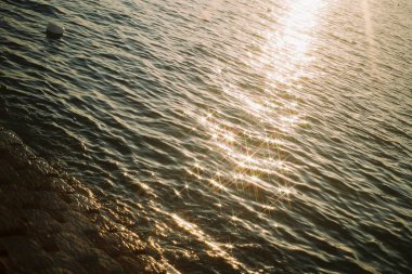 Sahildeki deniz dalgaları