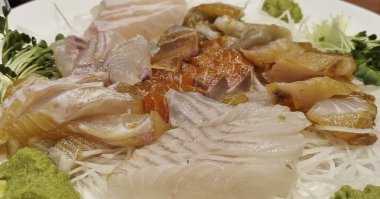 Sebzeli balık ve deniz ürünleri