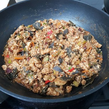 Lezzetli yiyeceklerin yakın görüntüsü