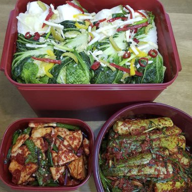 Lezzetli Asya yemeklerinin yakın görüntüsü