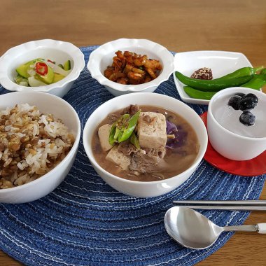 Lezzetli Japon mutfağının yakın görüntüsü