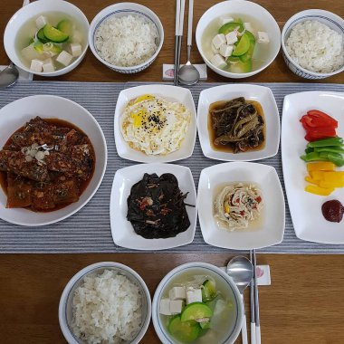 Lezzetli Asya yemekleri, seçici odaklanma