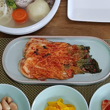 Lezzetli Asya yemeklerinin yakın görüntüsü