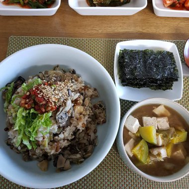 Sebzeli Kore yemeği pilavı