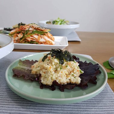 Pirinç sebze ve baharatlar