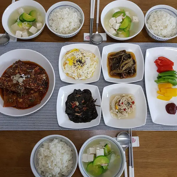 Lezzetli Asya yemekleri, seçici odaklanma